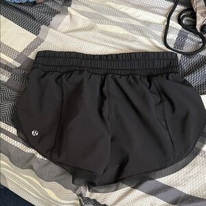 lululemon athletica Women's Black Athletic Shorts